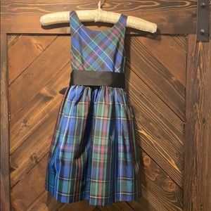 Taffeta fit & flare Ralph Lauren Polo Girls Dress